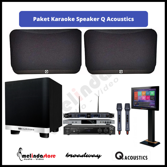 Paket Karaoke Speaker Q Acoustic Q10 | Lengkap